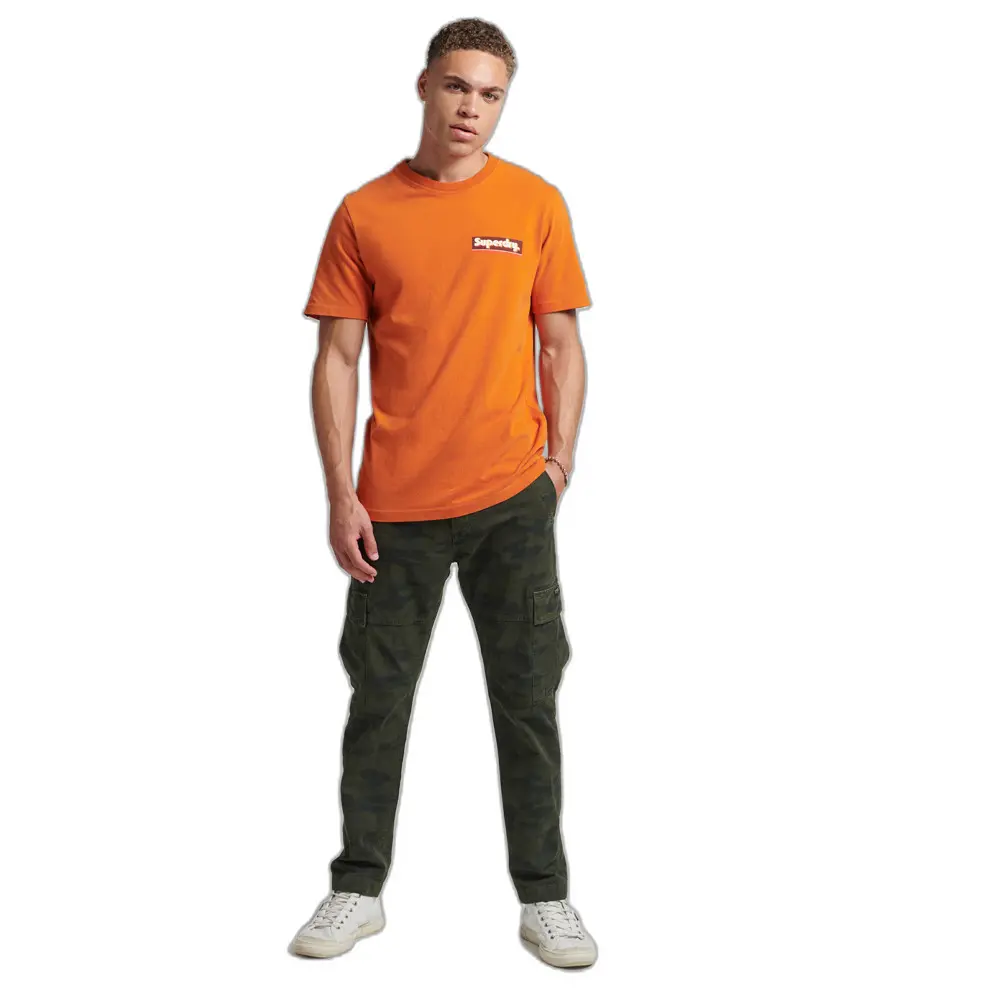5057847966582 - Mens Vintage Trade Tab T-Shirt Orange - Größe M
