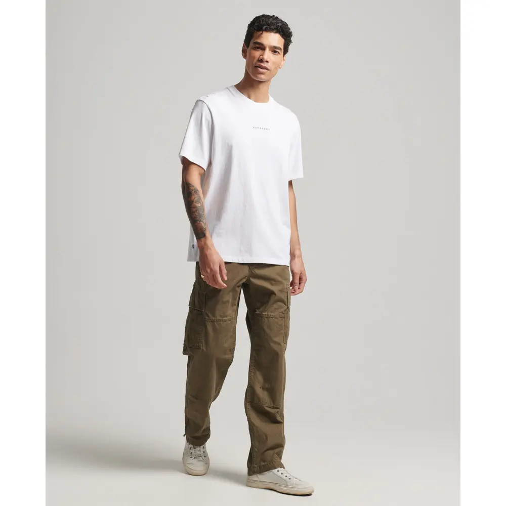 5059726440213 - Herren Code Surplus Logo T-Shirt Weiß - Größe Xxl