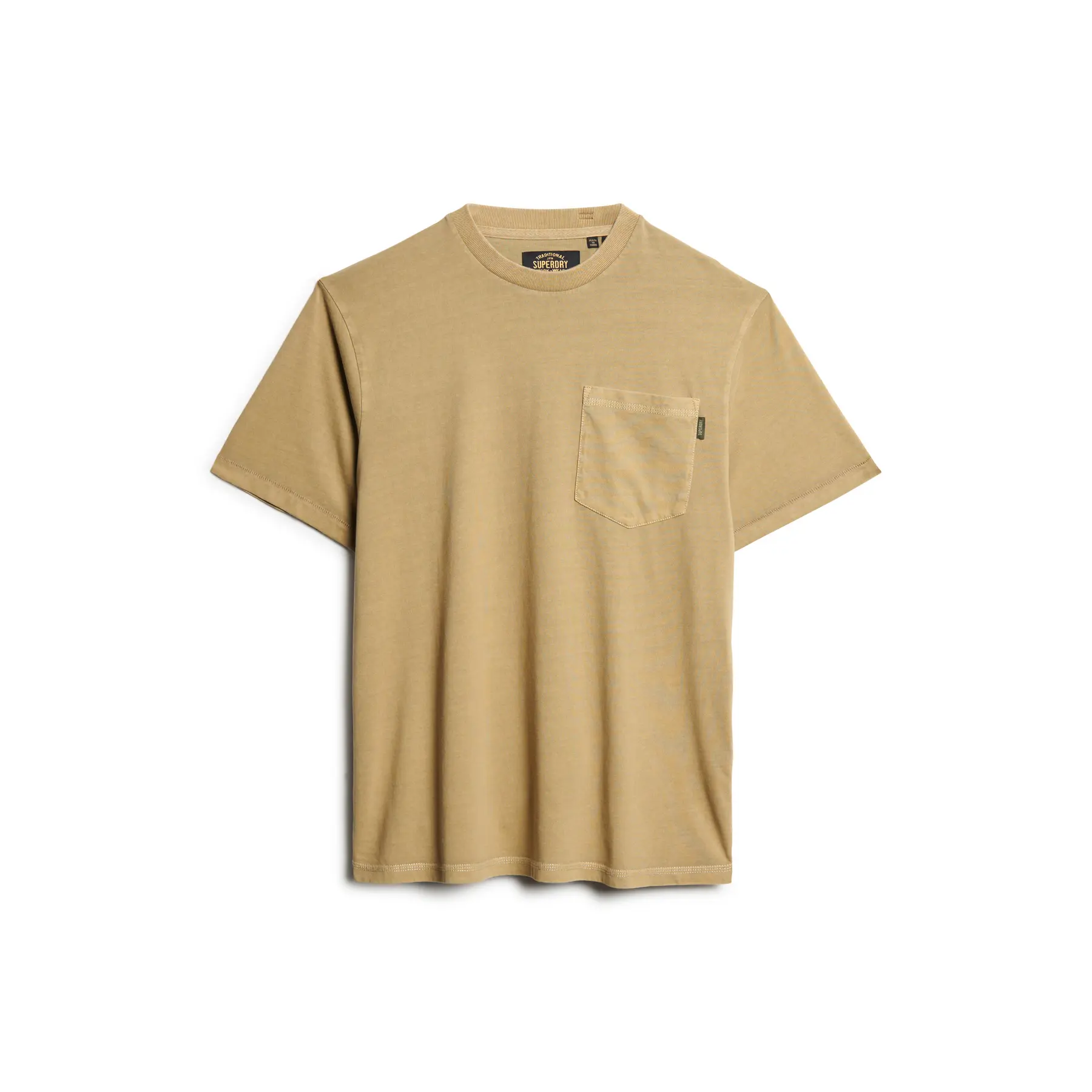 5063068021030 - T-Shirt mit Tasche und Kontrastnähten Superdry