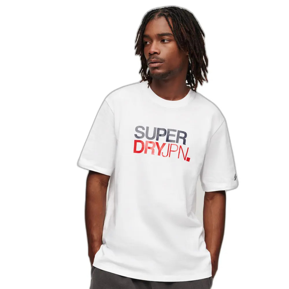 5059726776947 - Herren Locker Geschnittenes Sportswear T-Shirt mit Logo Weiß - Größe M 5059726776947 - Herren Locker Geschnittenes Sportswear T-Shirt mit Logo Weiß - Größe M