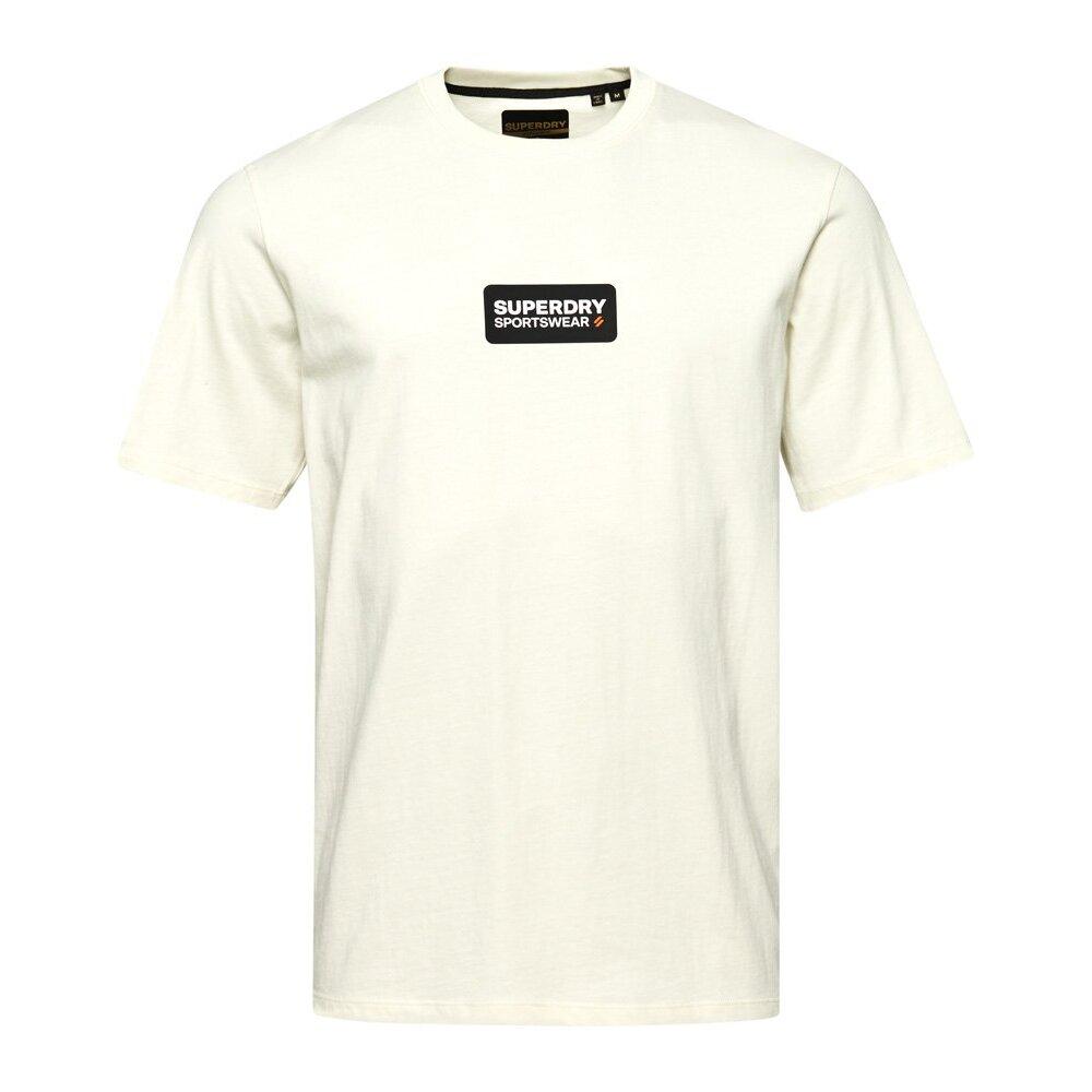 5059726869519 - Herren Locker Geschnittenes Tech T-Shirt mit Grafik Creme - Größe S 5059726869519 - Herren Locker Geschnittenes Tech T-Shirt mit Grafik Creme - Größe S