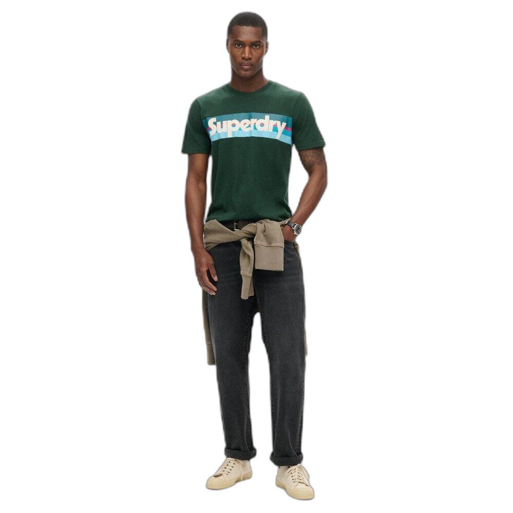 5063068289225 - T-Shirt Retro Stripe Logo