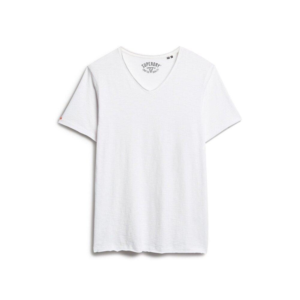 5063068400606 - T-Shirt mit V-Ausschnitt und offenen Kanten Superdry
