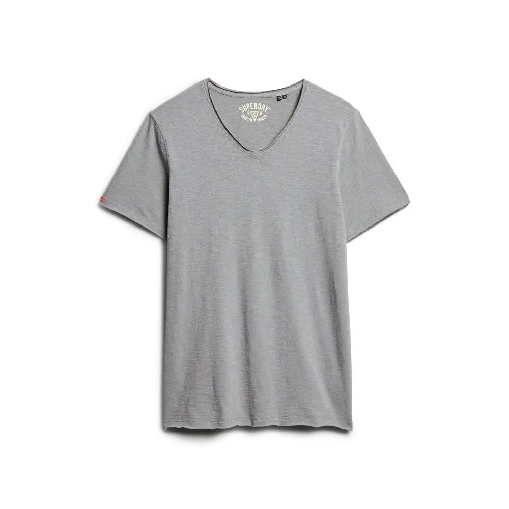 5063068400910 - T-Shirt mit V-Ausschnitt und offenen Kanten Superdry