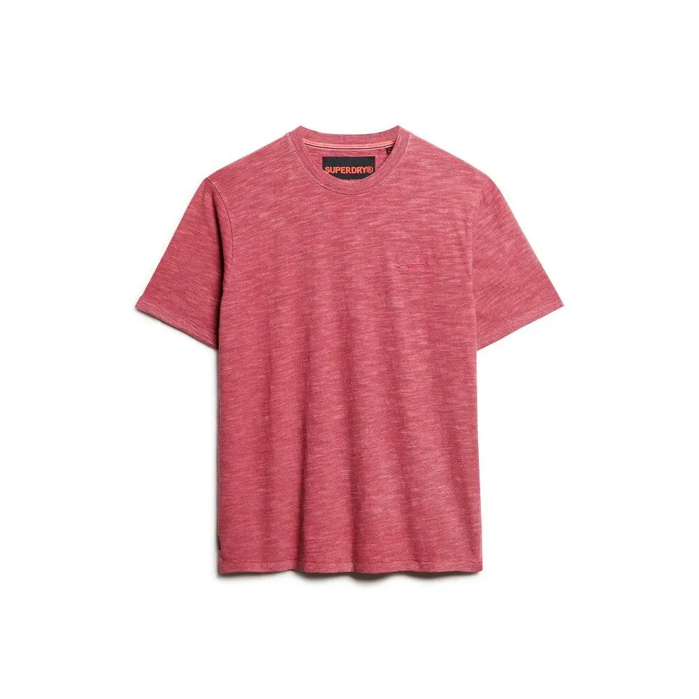 T-shirt tinto di fiamma mélange