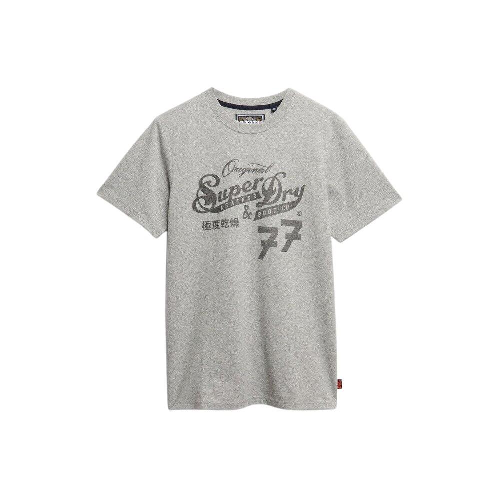 T-shirt  Leather & Boot Co Script