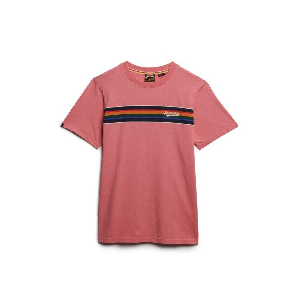 5063634078130 - T-Shirt Outdoor Stripe Logo Relaxed
