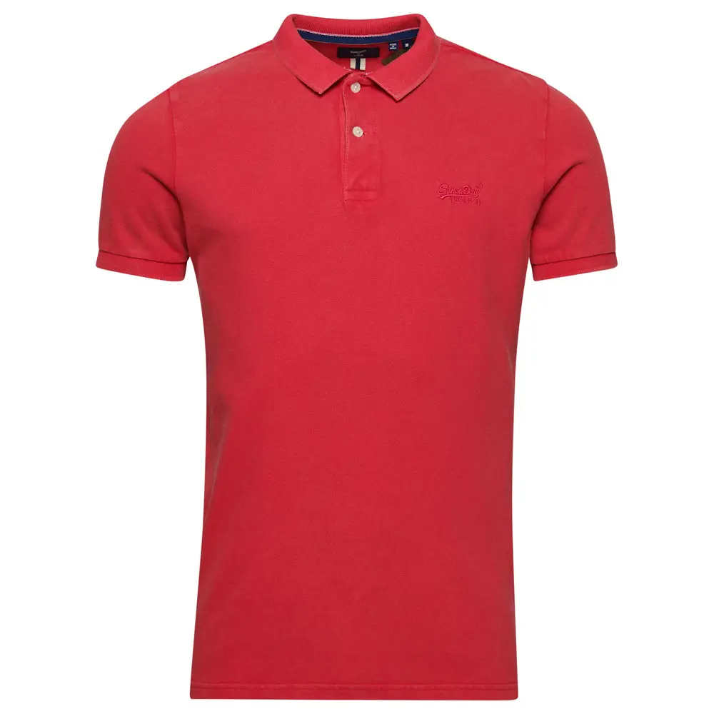 5059726444877 - Herren Destroyed Polohemd Pink - Größe M