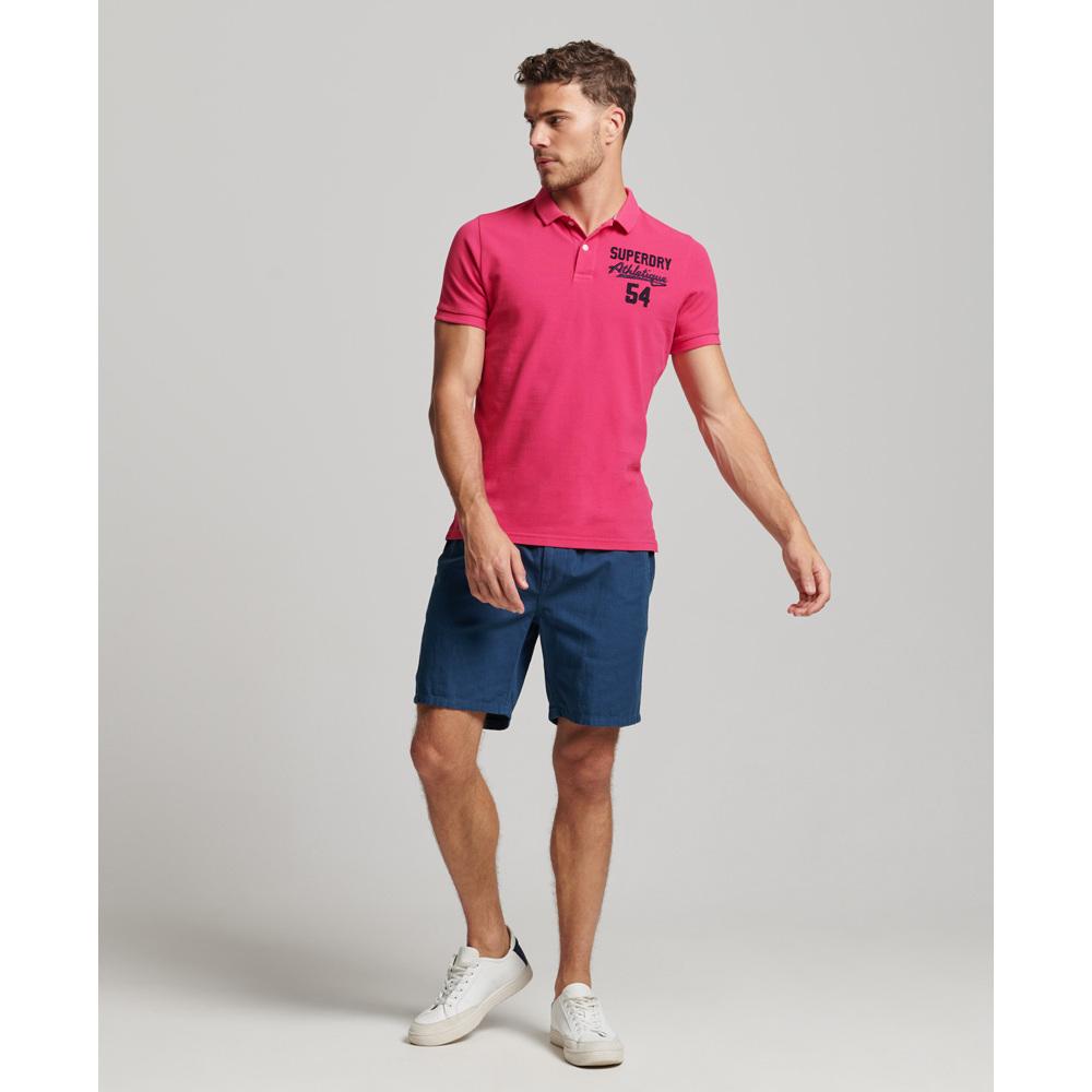 5059726447991 - Herren Superstate Polohemd Pink - Größe L