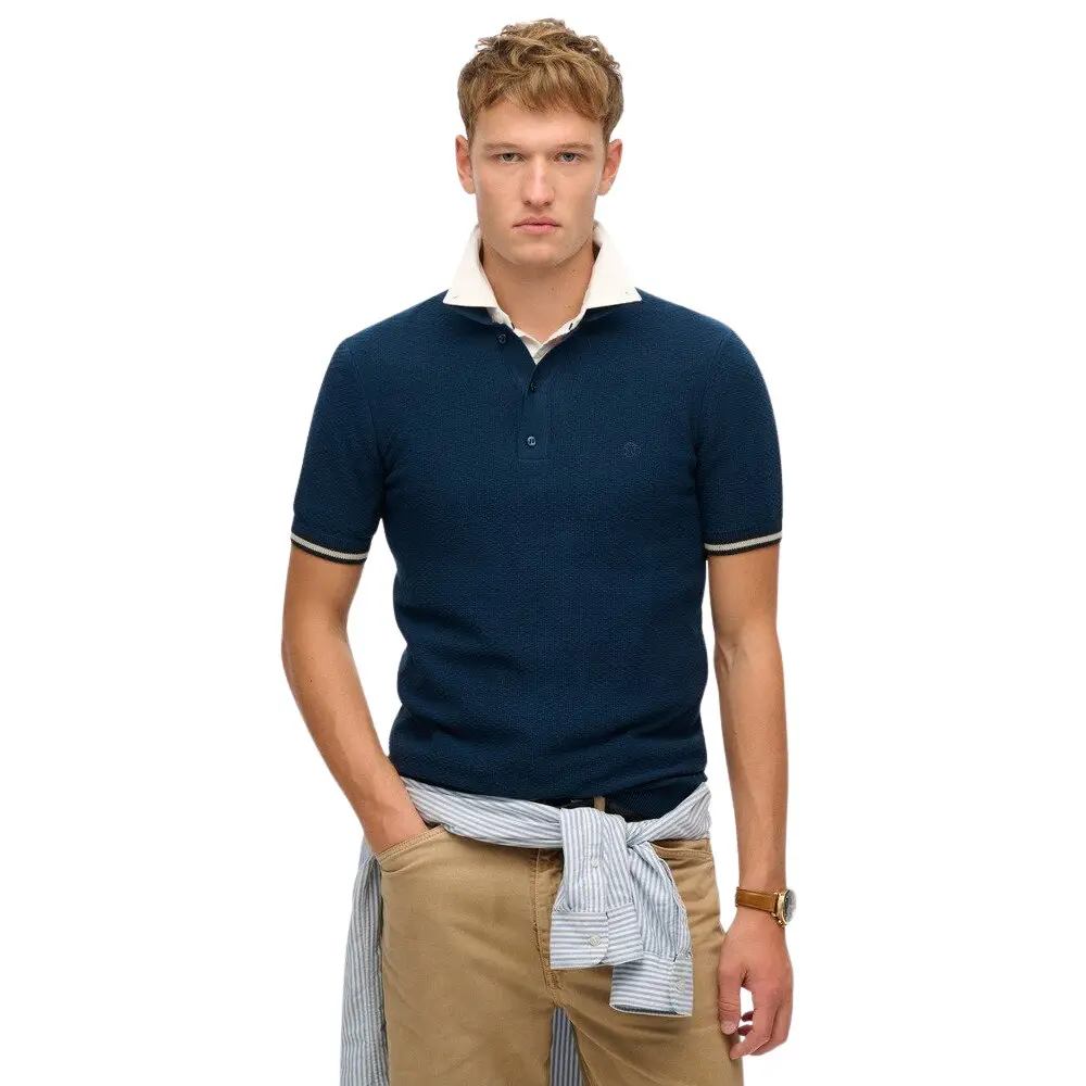 5063068719289 - Polo aus strukturierter Wolle Superdry