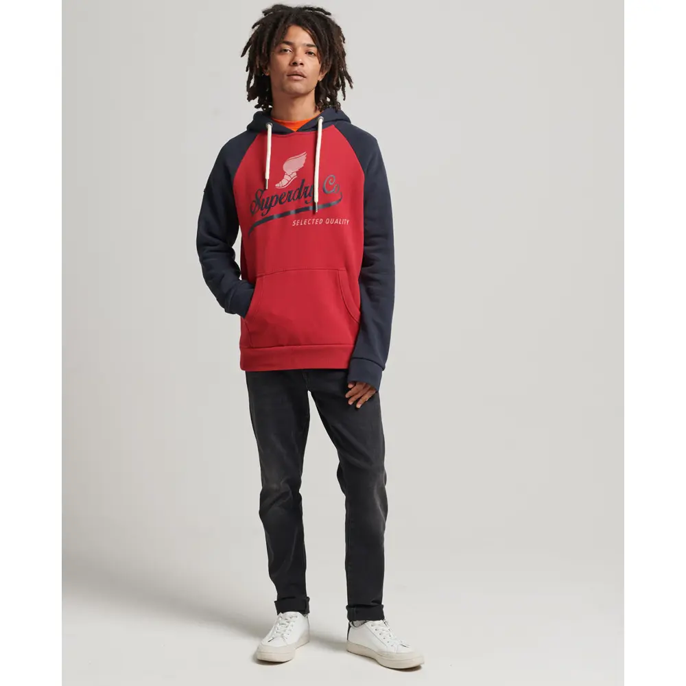 Felpa con cappuccio con maniche raglan  Vintage Achilles