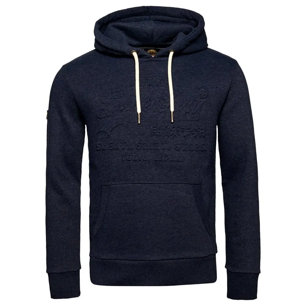 Hooded sweatshirt with embossed vintage logo Superdry | Made in