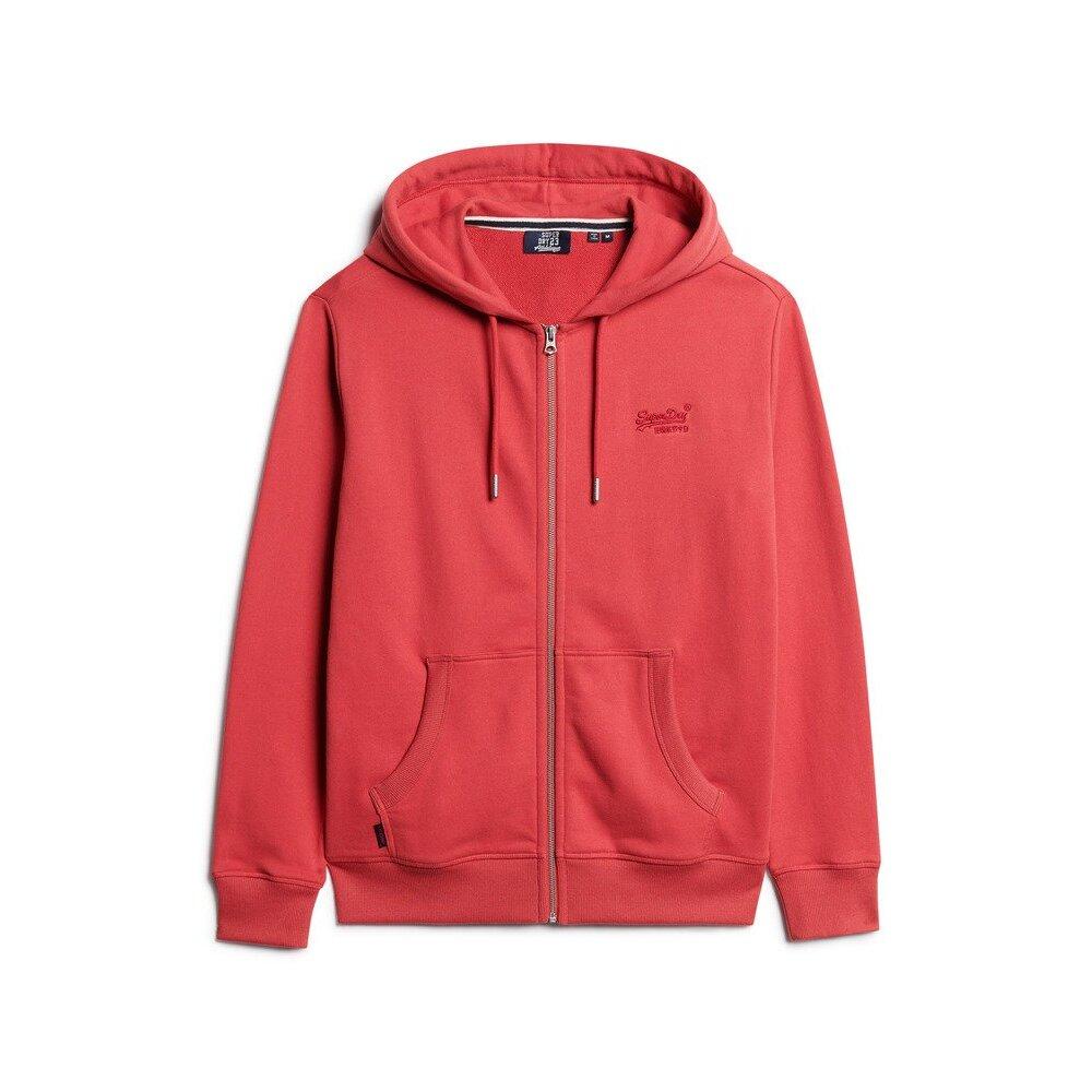 Felpa con cerniera a cappuccio  Logo Essential