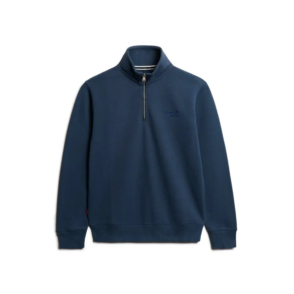 5063068309572 - Sweatshirt mit Troyer-Kragen und Logo-Stitching