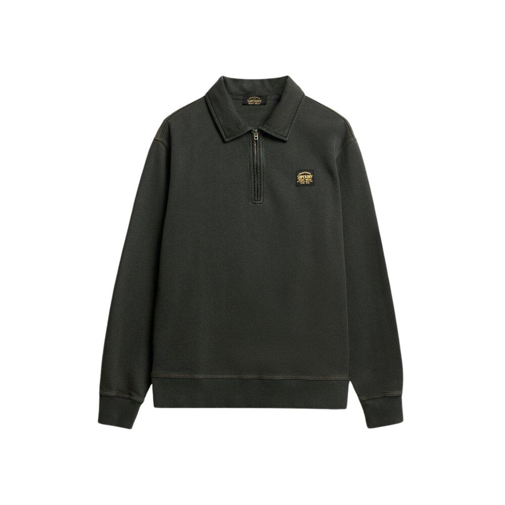 5063068310448 - Sweatshirt mit 1 2 Reißverschluss und kontrastierenden Nähten Superdry