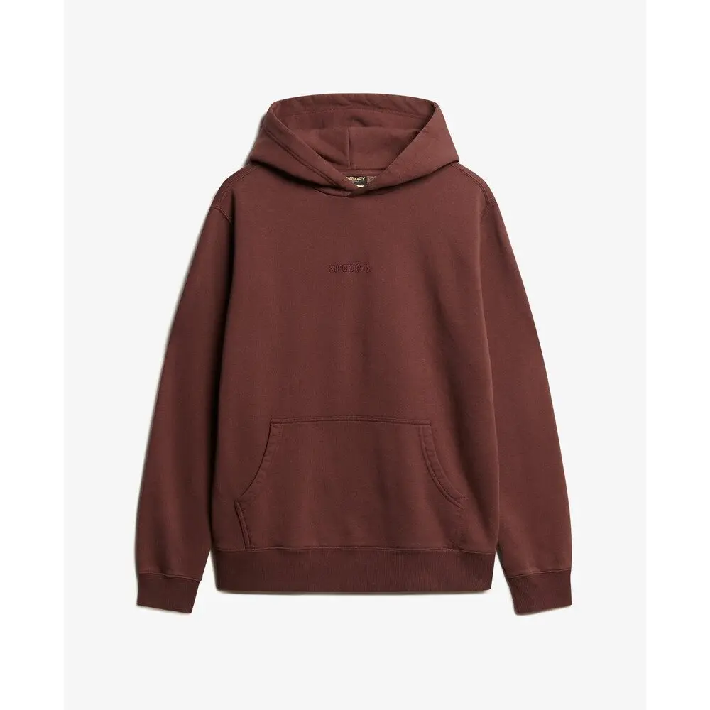 Felpa con cappuccio e micro logo