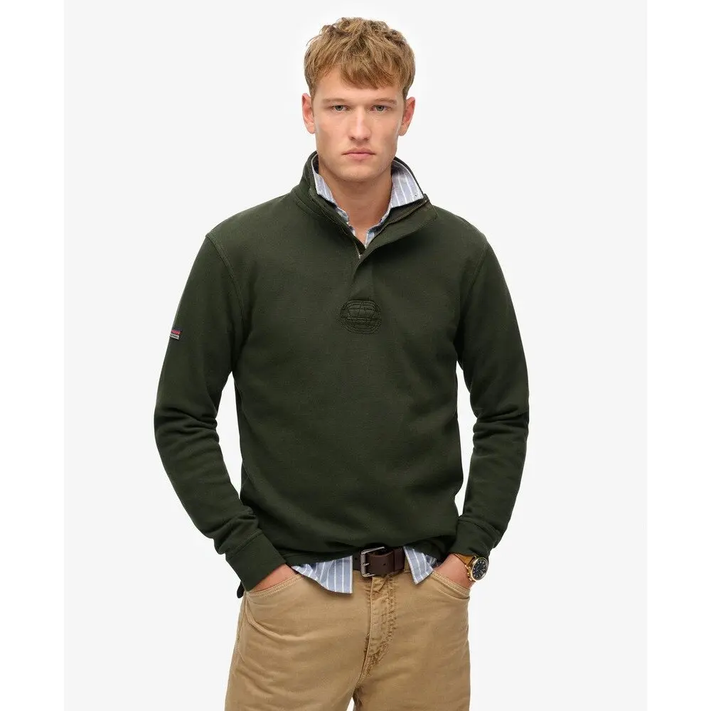 5063068484279 - Klassischer Truckercardigan aus Baumwoll-Pikee Superdry