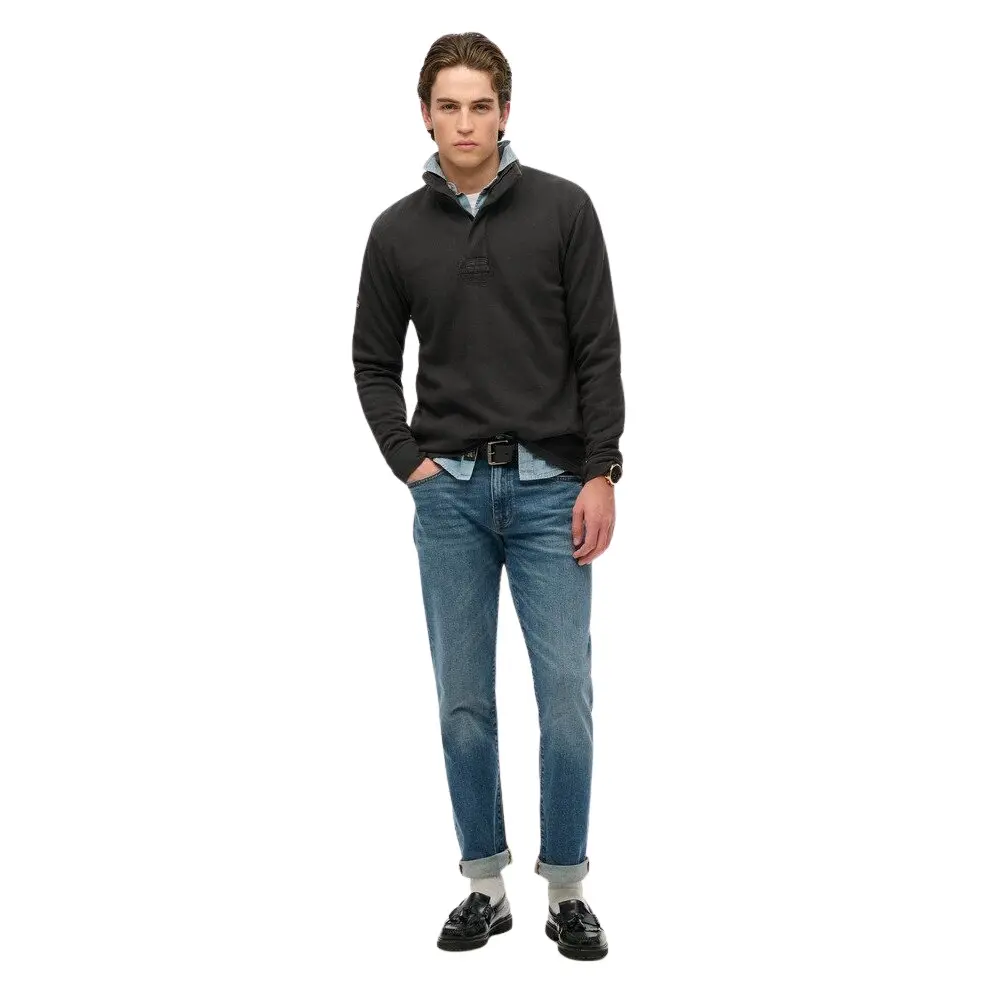 5063068484354 - Klassischer Truckercardigan aus Baumwoll-Pikee Superdry