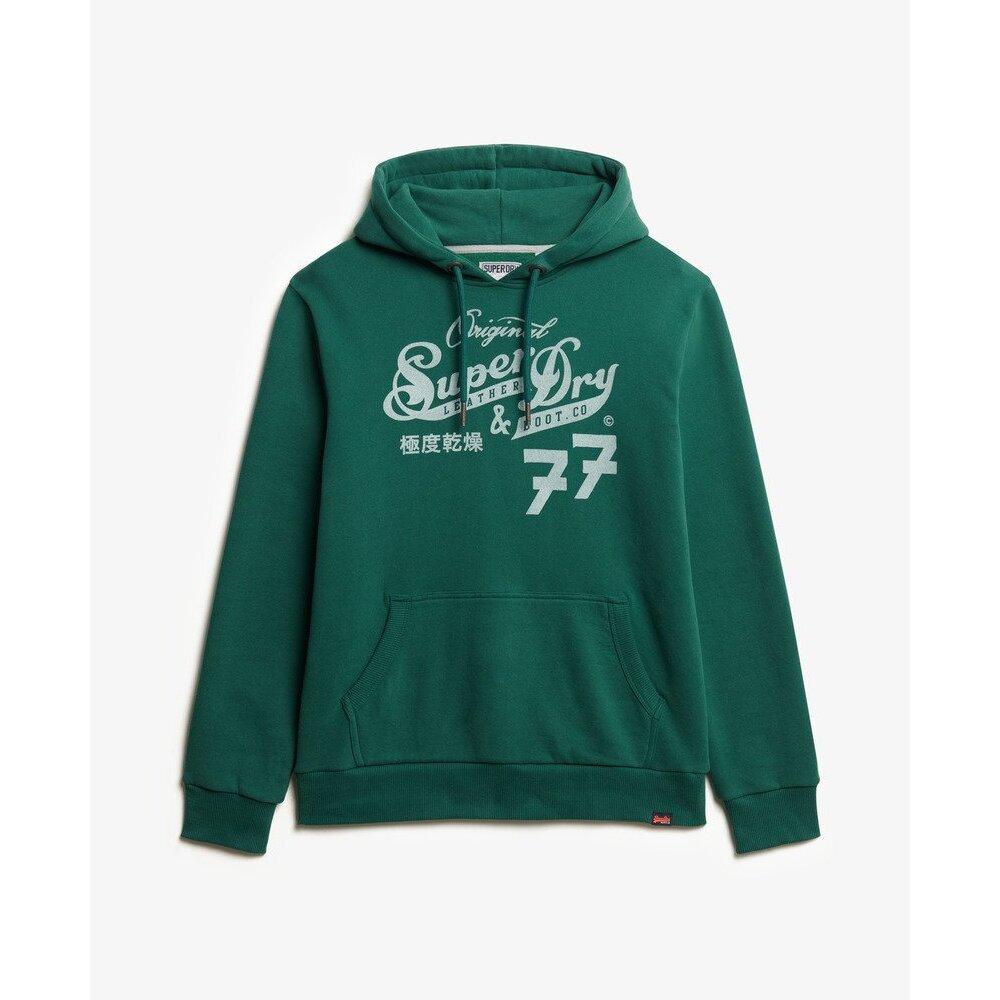 Felpa con cappuccio  Leather & Boot Co Script