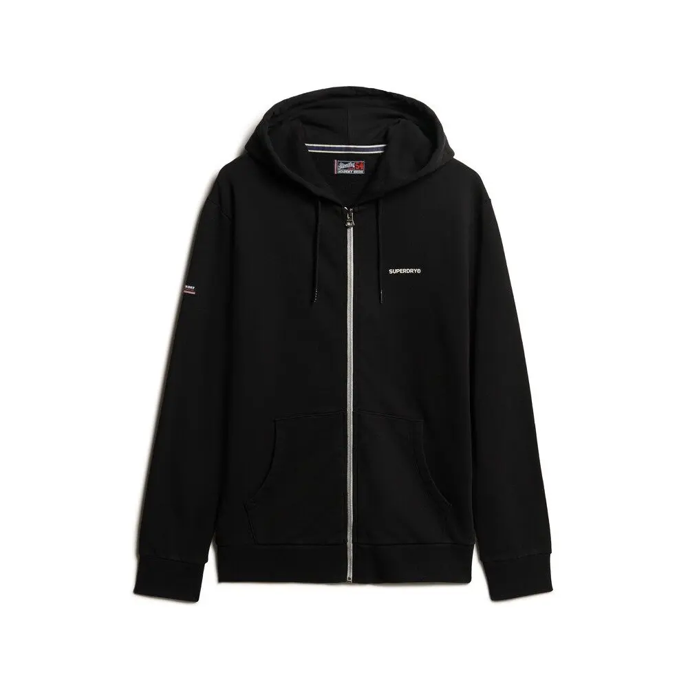 Felpa con cappuccio a tinta unita