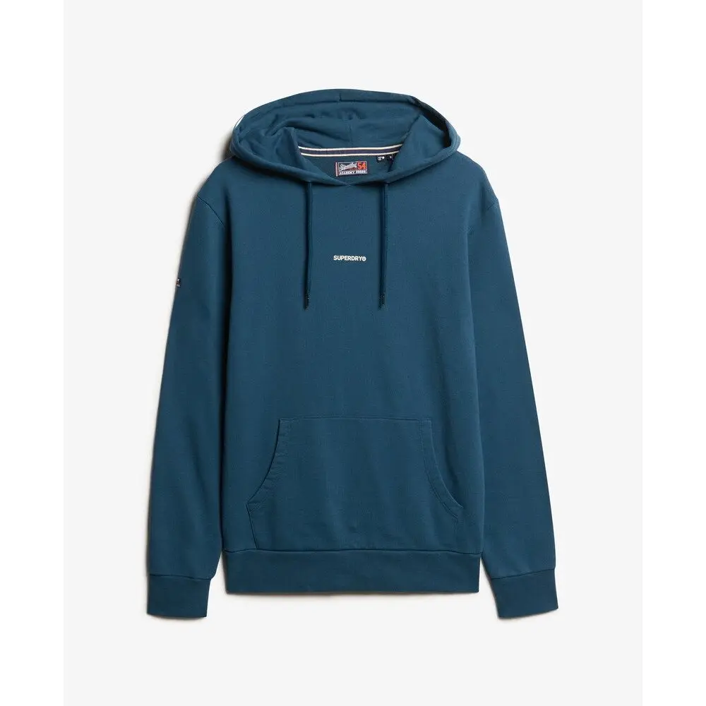 Felpa con cappuccio tinta unita