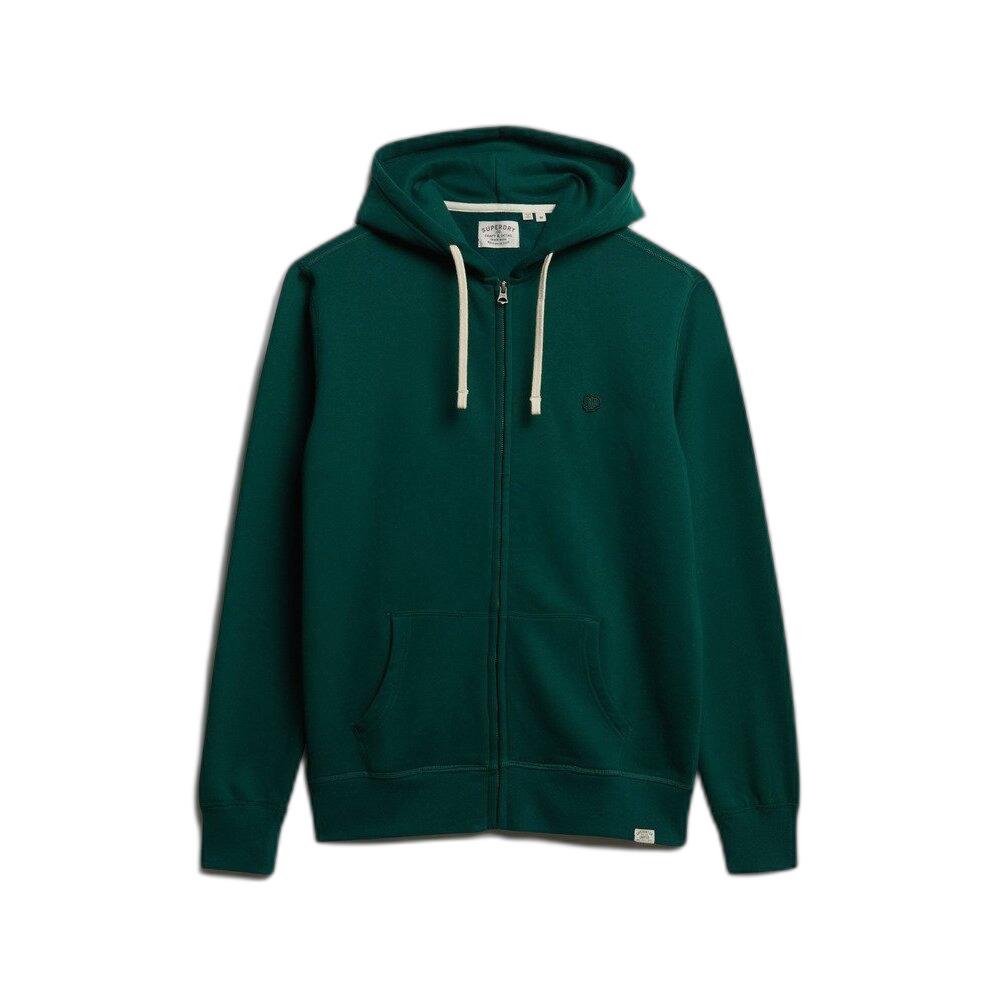 Felpa con cappuccio zip con monogramma