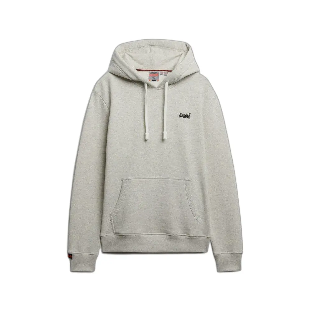 Superdry Gris Hooded Sweatshirt Essential Logo Classic