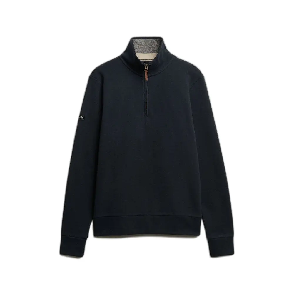 Image of Piqué Hoodie mit Reißverschlusskragen Superdry Essential