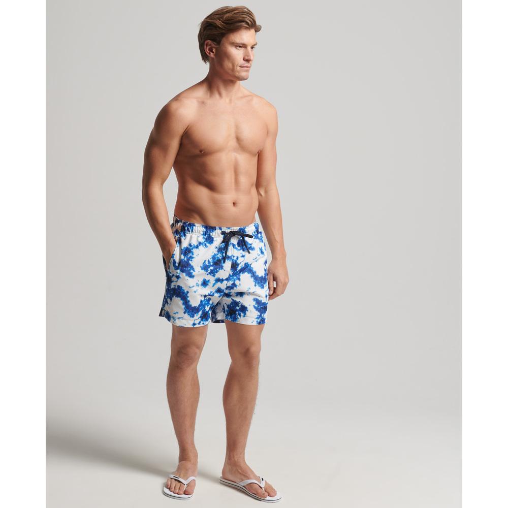 5057847709509 - Herren Studios Badeshorts aus Recyceltem Material Blau - Größe M