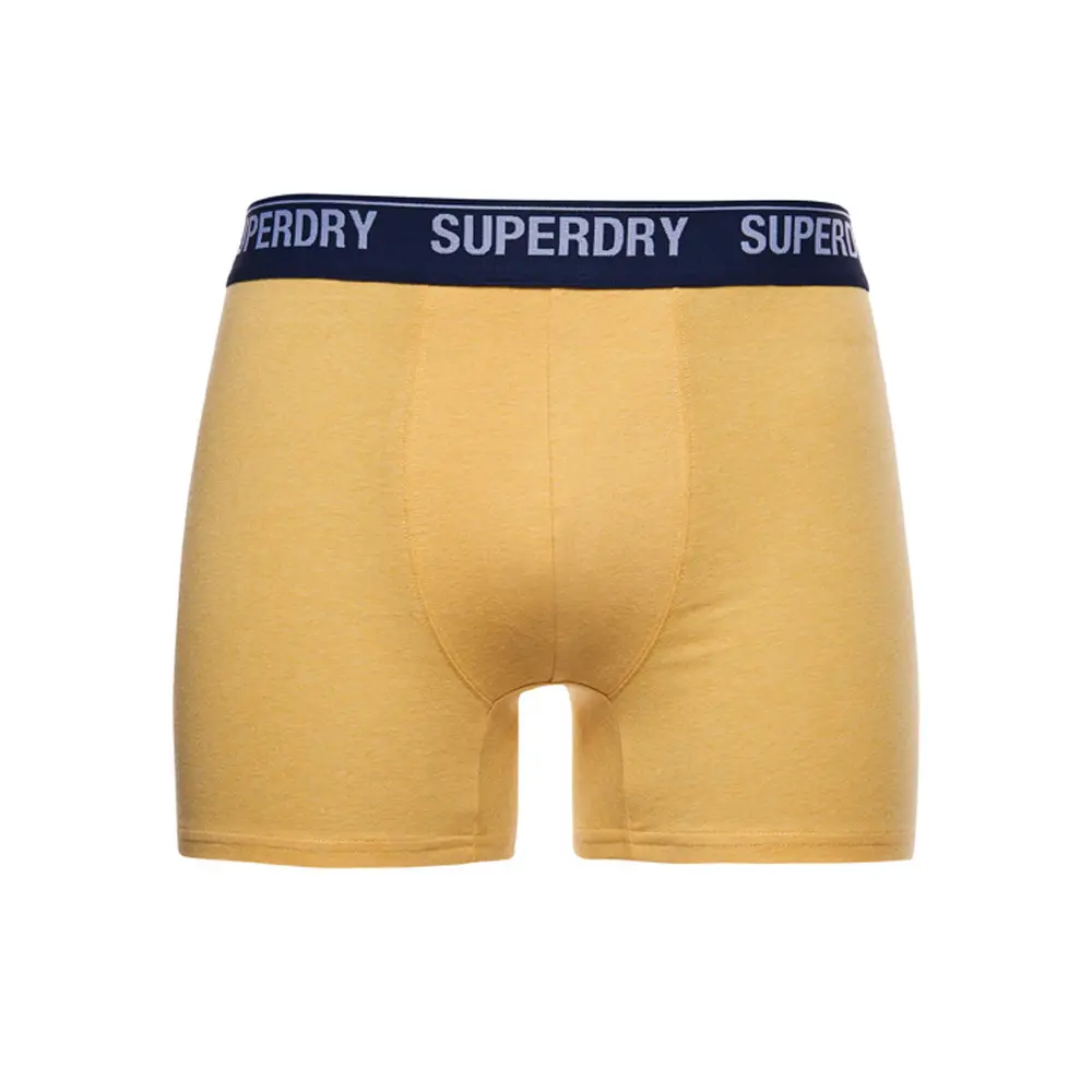 5057847503145 - Mens Boxershorts aus Bio-Baumwolle im 2er-Pack Gelb - Größe S