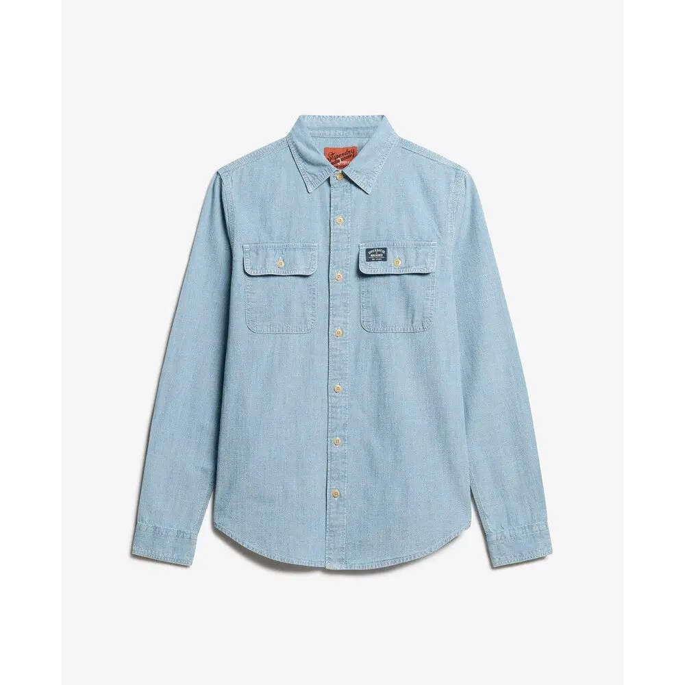 Camicia di cotone a maniche lunghe