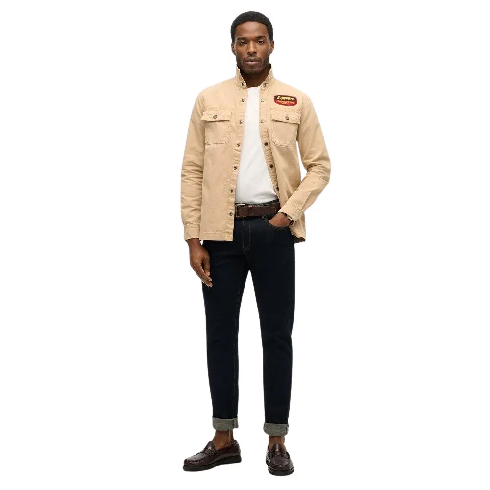 5063068317607 - Leinenjacke mit Aufnähern Superdry