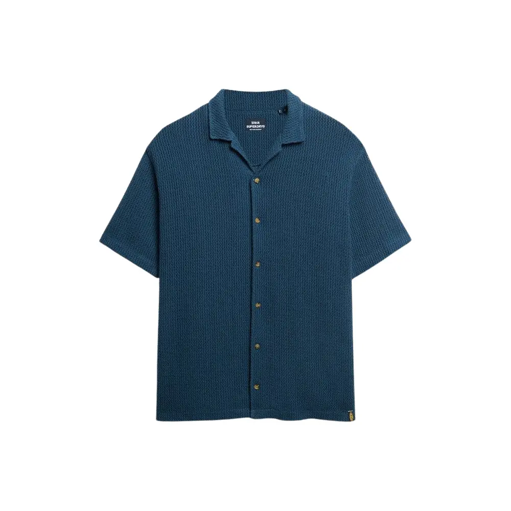 Camicia in maglia testurizzata