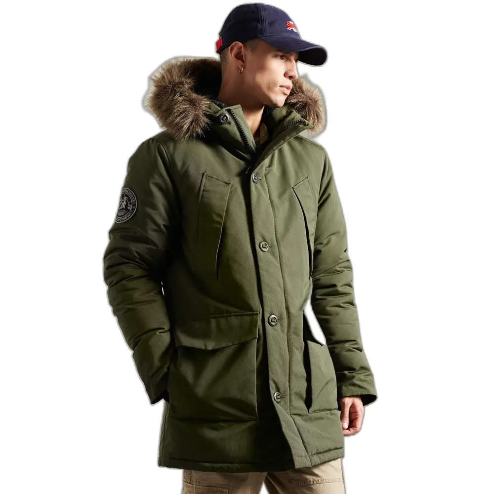 5059046307241 - Jacke Herren EVEREST PARKA Army Khaki