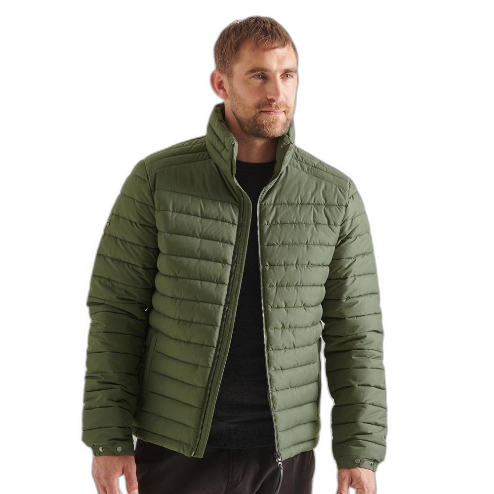 5057847146243 - Mens Studios Fuji Jacke Ohne Kapuze Grün - Größe Xxl
