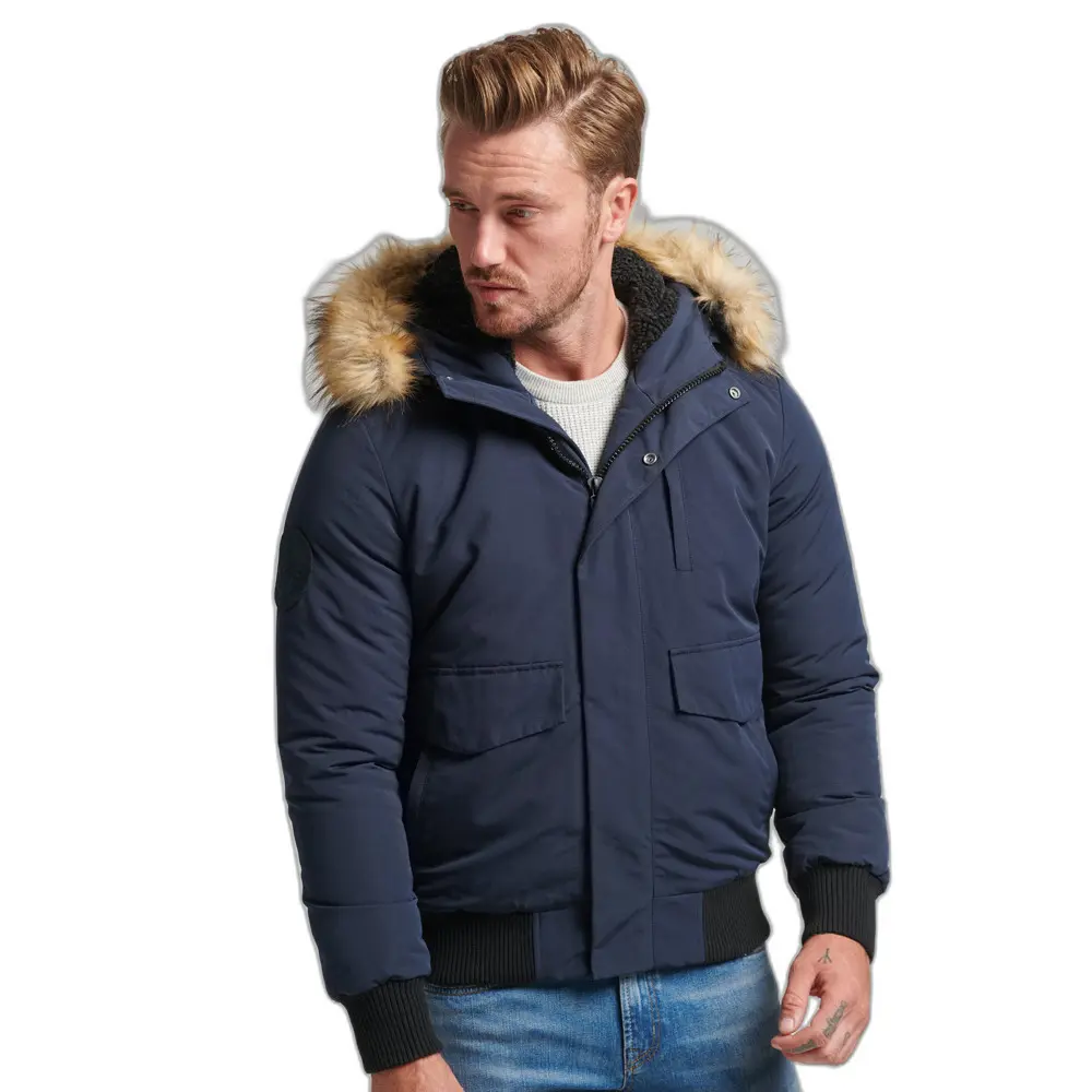 5057847224323 - Mens Everest Bomberjacke Marineblau - Größe L