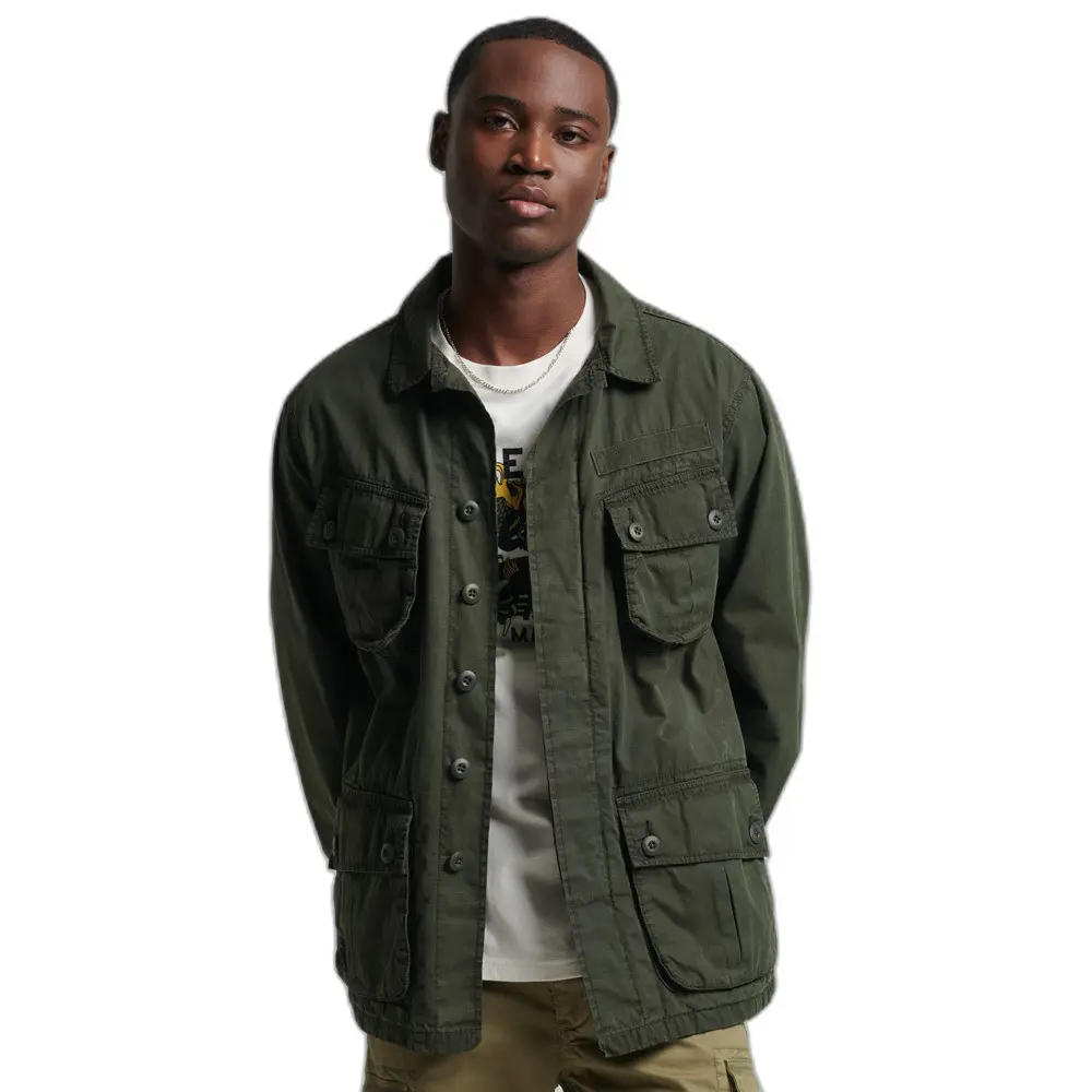 5057847227904 - Mens Tropical Combat Jacke Grün - Größe S