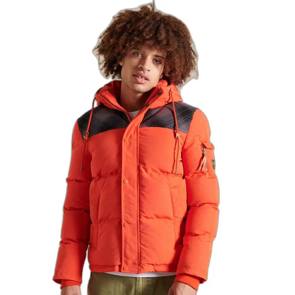 5057847395320 - Mens Everest Steppjacke Orange - Größe M