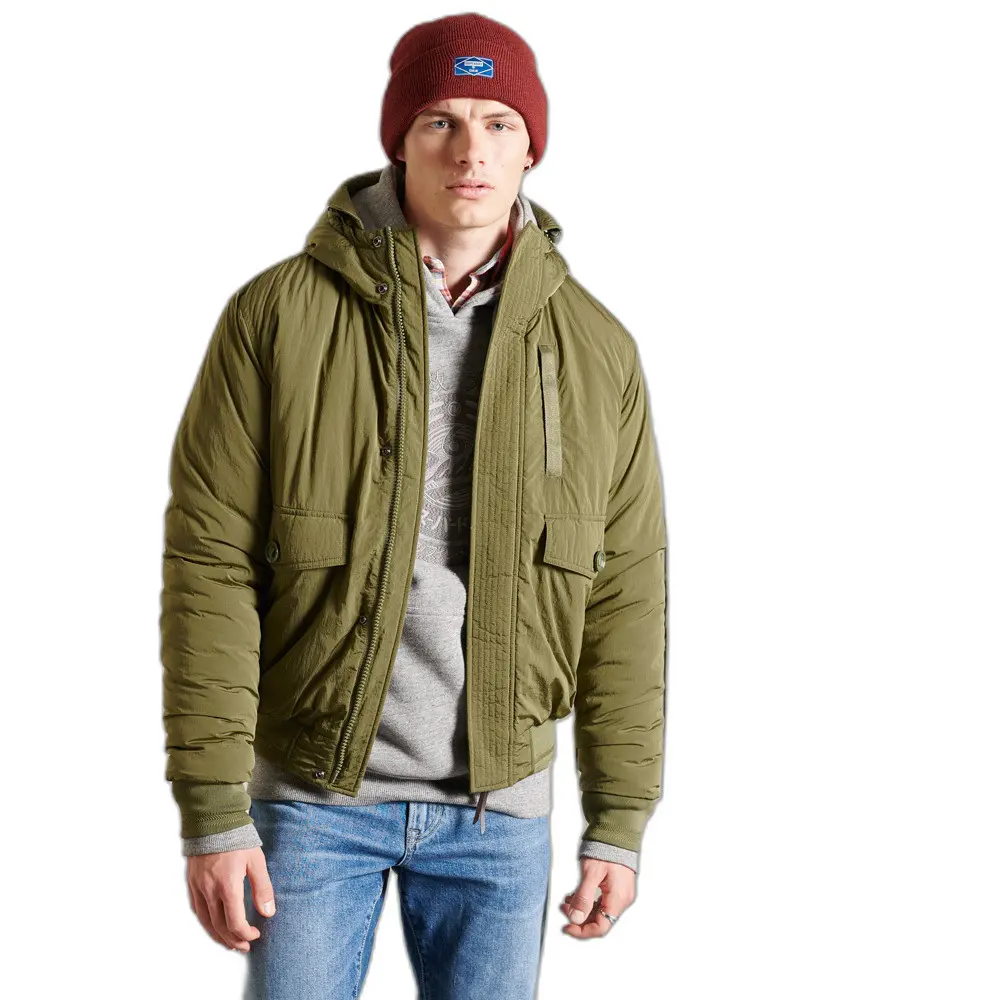 5057847231895 - Herren Military Everest Bomberjacke Grün - Größe XL