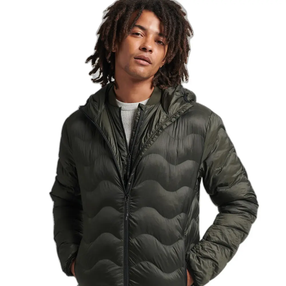 Piumino con cappuccio