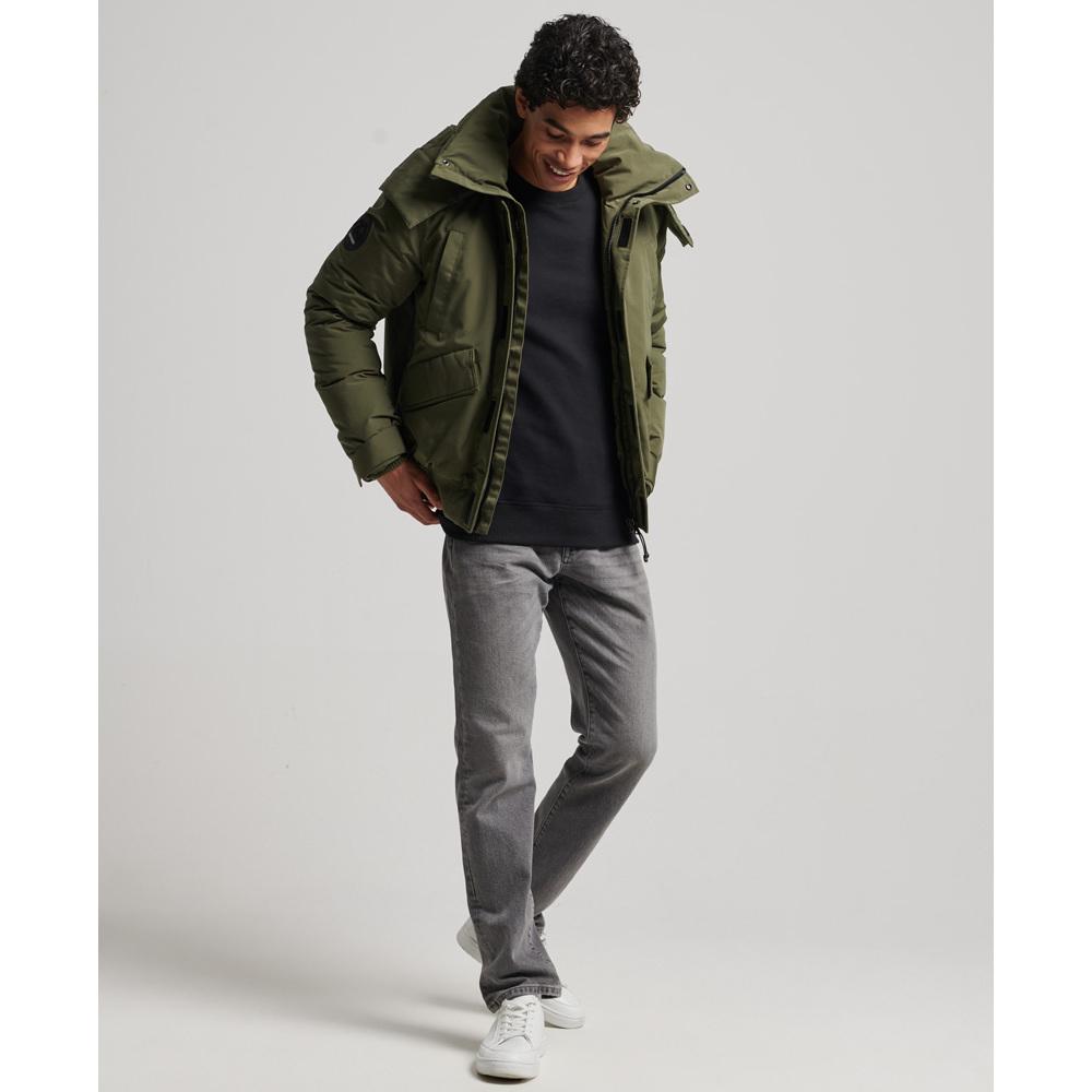 5057847989956 - Herren Expedition Everest Bomber-Steppjacke Kaki - Größe XL