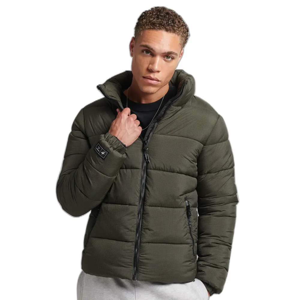 5057847993830 - Mens Sports Steppjacke Ohne Kapuze Grün - Größe Xxl