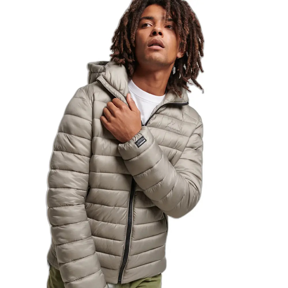 5059726550042 - Herren Leichte Steppjacke Dunkelgrau - Größe S