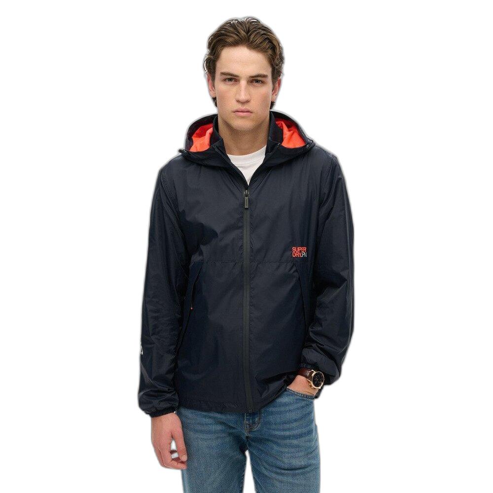 5063068594961 - Wasserdichte Jacke mit Kapuze und Logo Superdry