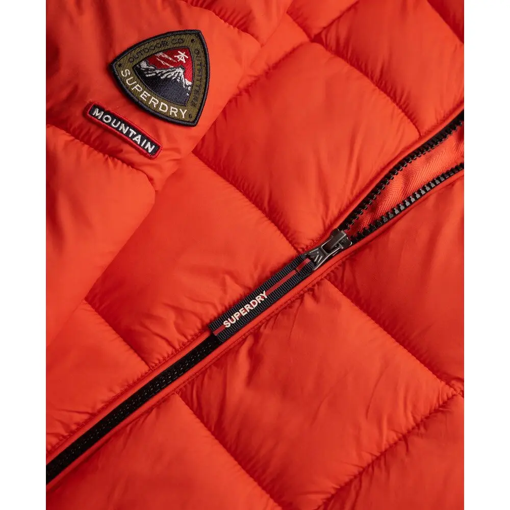 Superdry Piumino Sportivo Imbottito Fuji Da Uomo Con Cappuccio - Giacca Invernale Calda