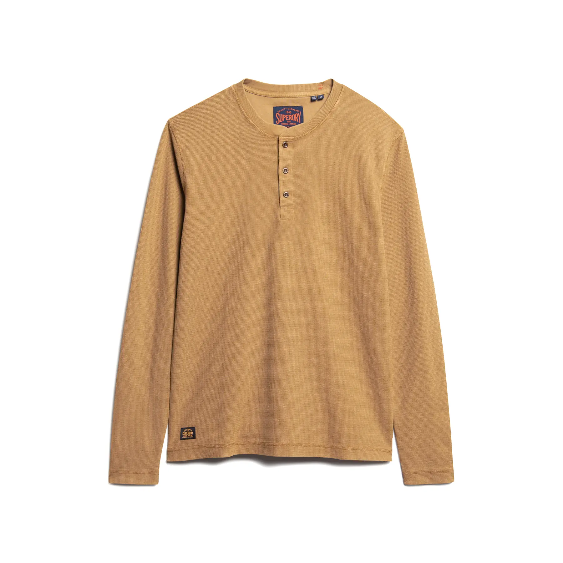 5063068030124 - Longsleeve mit Strukturmuster und Knopfleiste