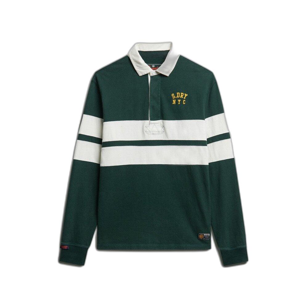 5063068805944 - Gestreiftes Rugby-Poloshirt Vintage Athletic