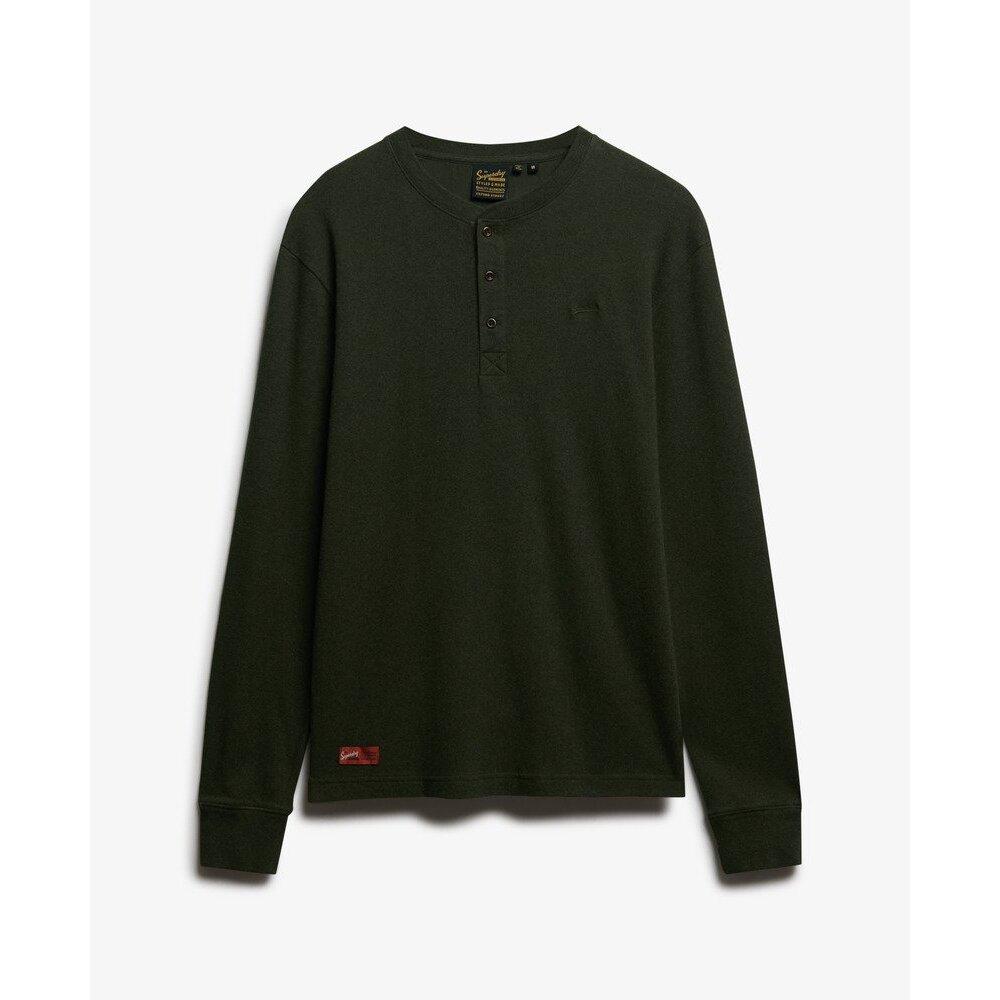 5063634004795 - Langarmhalbknopfs T-Shirt Vintage Logo