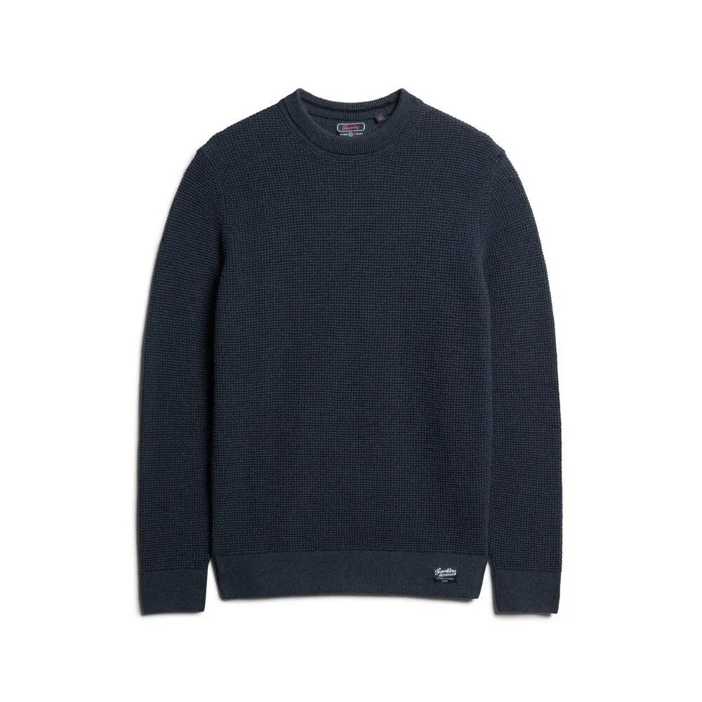 5063068475765 - Strickpullover mit Strukturmuster und Rundhalsausschnitt