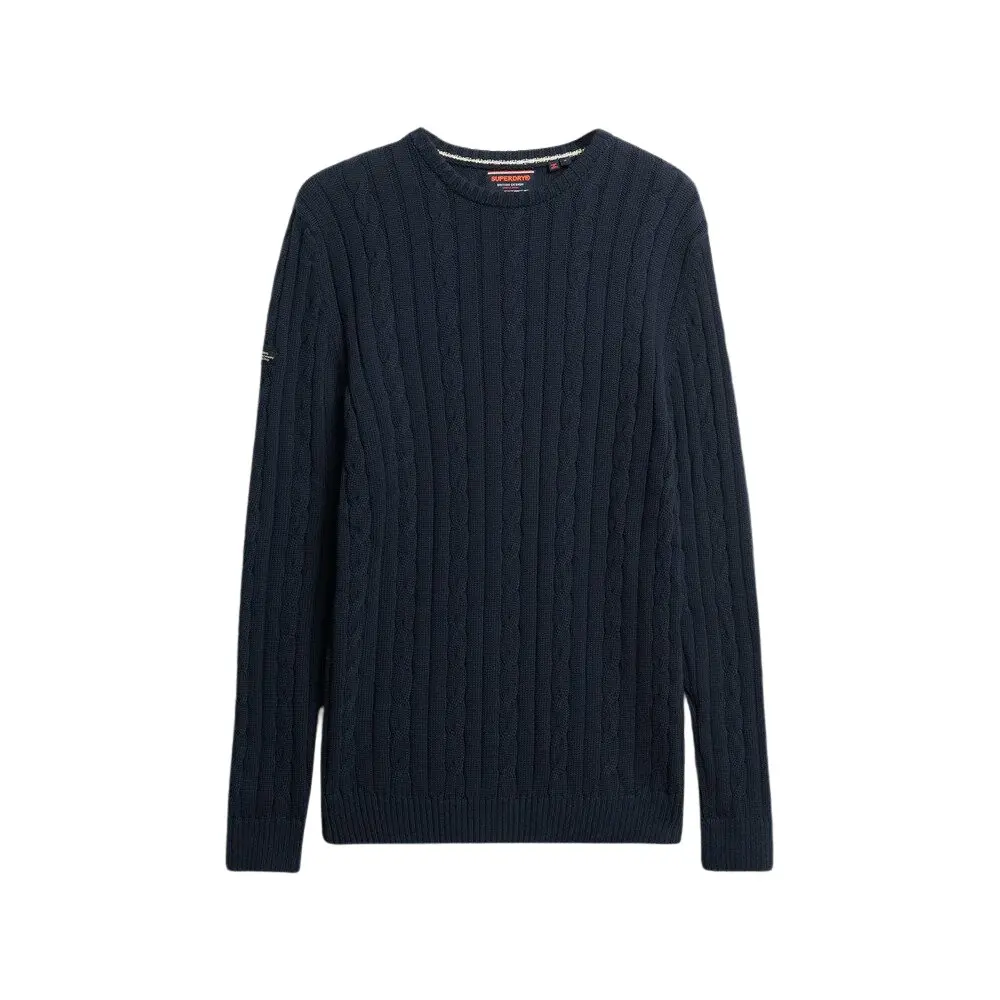 5063068642815 - Klassischer Baumwoll-Dreher-Pullover Superdry